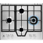 Варильна поверхня Electrolux газова, 60см, чавун, нержавіюча сталь (KGS64562SX)