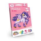 Детские развивающие пазлы "Puzzle For Kids" PFK-05-12, 2 картинки Единорожек