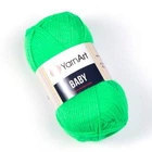 Турецька пряжа для в'язання YarnArt Baby(бебі) дитячий яскравий акрил - 8233 яскраво-зелений неон