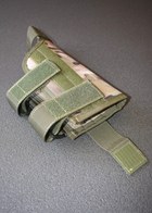 Щока на приклад зброї регульована BB2, накладка підщічник на приклад АК, гвинтівки, рушниці з панелями під патронташ Мультикам - зображення 3