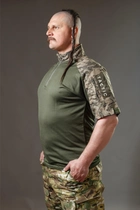 Тактична військова сорочка Убакс (UBACS) з коротким рукавом, мультикам 48 - изображение 2