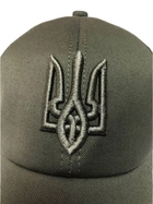 Кепка тактична олива, кепка військова, кепка з гербом - зображення 4