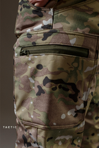 Військові брюки Tactic (тактичні штани) SoftShell Мультикам зимові 56 - изображение 3