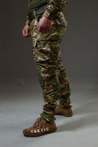 Військові брюки Tactic CORD Ріп-стоп, (тактичні штани з наколінниками) мультикам 48 - изображение 6