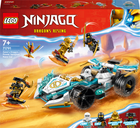 Zestaw klocków LEGO Ninjago Smocza moc Zane’a wyścigówka spinjitzu 307 elementów (71791)