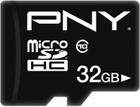 Adapter PNY Performance Plus microSDHC 32GB Class 10 UHS-I + SD (P-SDU32G10PPL-GE) - obraz 1