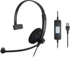 Słuchawki Sennheiser SC 30 USB ML Czarne (504546) - obraz 1