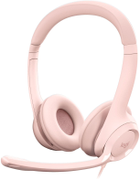 Słuchawki Logitech Headset H390 USB Rose (981-001281) - obraz 1