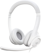 Słuchawki Logitech Headset H390 USB Białe (981-001286) - obraz 1