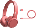 Słuchawki Philips Headpohones Bluetooth TAH4205 Wireless Mic Red (TAH4205RD/00) - obraz 7