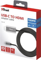 Адаптер Trust Calyx USB-C to HDMI Adapter Cable (tr23332) - зображення 11