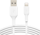Kabel Belkin USB-A do Lightning PVC 2 m Biały (CAA001BT2MWH) - obraz 1