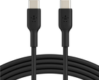 Kabel Belkin USB-C do USB-C PVC 1m Czarny (CAB003BT1MBK) - obraz 1