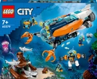 Zestaw klocków LEGO City Łódź podwodna badacza dna morskiego 842 elementy (60379)