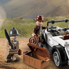 Zestaw klocków LEGO Indiana Jones Pościg myśliwcem 387 elementów (77012) - obraz 6