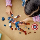 Zestaw klocków LEGO Marvel Figurka Kapitana Ameryki do zbudowania 310 elementów (76258) - obraz 4