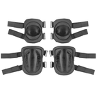 Тактичні наколінники 2E + налокітники Black (2E-MILKNAELPADS-SET-BK) - зображення 1