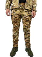 Тактические штаны мультикам зимние OTD Softshell Fleece M (фактично S) - изображение 1