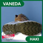 Тактические летние кроссовки VANEDA Ванеда, Армейские кроссовки Олива 45 - изображение 4
