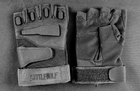 Перчатки беспалые тактические Battle Wolf размер М (полубхват 10 см) Черный - изображение 5