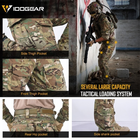 Тактические топовые брюки IDOGEAR G3 V2 Combat Suit & Pants IG-PA3205 с наколенниками Multicam размер Л - изображение 11