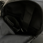 Универсальная сумка тактическая нагрудная, сумка с кобурой из плотной ткани через плечо Черная - изображение 5