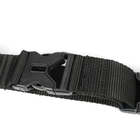 Ремень тактический оружейный 3-точковый крепкий для АК, РПК Черный - изображение 11