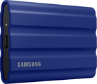 Dysk SSD Samsung Portable Samsung T7 Shield 2TB USB 3.2 Type-C niebieski (MU-PE2T0R/EU) - obraz 3