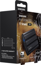 Dysk SSD Samsung Portable T7 Shield 2TB USB 3.2 Type-C Czarny (MU-PE2T0S/EU) - obraz 11