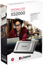 Dysk SSD Kingston XS2000 Portable 1TB USB 3.2 Gen2 (2x2) typu C IP55 3D NAND (SXS2000/1000G) - obraz 6