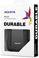 Жорсткий диск ADATA Durable HD330 4TB AHD330-4TU31-CBK 2.5" USB 3.1 External Black - зображення 4