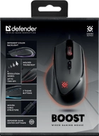 Mysz gamingowa przewodowa DEFENDER Boost GM-708L USB czarna (52708) - obraz 7