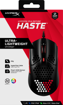 Mysz komputerowa HyperX Pulsefire Haste USB Czarno-Czerwona (4P5E3AA) - obraz 12