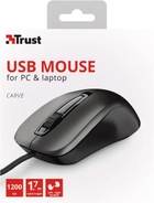 Mysz komputerowa Trust Carve USB Czarna (23733) - obraz 10