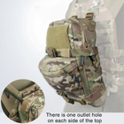 Сумка для тактичного жилета-рюкзака IDOGEAR BG3530 MOLLE 3 л преміум якість армії США Мультикам - зображення 3