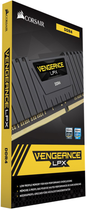Оперативна пам'ять Corsair DDR4-3600 16384MB PC4-28800 (Kit of 2x8192) Vengeance LPX Black (CMK16GX4M2D3600C18) - зображення 6