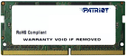 Оперативна пам'ять Patriot SODIMM DDR4-2666 4096MB PC4-21300 Signature Line (PSD44G266681S)