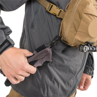 Нагрудная сумка Chest pack numbat® Helikon-Tex Black/Shadow grey (Черно-серый) - изображение 5
