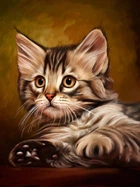 Алмазная мозаика Милый котенок 40x50см DM-194