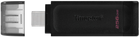 Pendrive Kingston DataTraveller 70 256 GB USB typu C. czarny (DT70/256 GB) - obraz 5