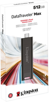 Kingston DataTraveler Max 512GB USB 3.2 Gen 2 Type-C Black (DTMAX/512GB) - зображення 8