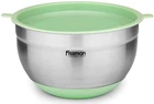 Миска MIRABELLE из нержавеющей стали с пластиковой крышкой Fissman Ø24х13,5 см (kuh0007556)