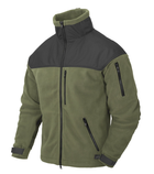 Куртка тактична Helikon-Tex Флісова на замку XL Олива Чорна CLASSIC ARMY Jacket - Fleece - Olive Green/Black (BL-CAF-FL-16-B06-XL) - зображення 1