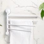 Тримач для рушників клейкий MBM HOME BP-28 WHITE/GRAY Біло-сірий