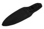 Метальні ножі набір з 3 штук, важкі клинки чорного кольору - зображення 3