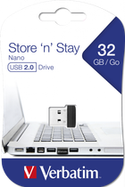 Verbatim Store 'n' Stay NANO USB Drive 32GB Black (98130) - зображення 3