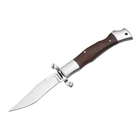 Нож Стилет Складной с Гардой Финка, Сталь 440C Итальянский дизайн GW3089 - изображение 4