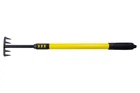 Грабли прямые Mastertool 630-910 x 95 мм резиновая ручка
