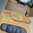 Рукавички тактичні безпалі без пальців бежеві розмір койот M - зображення 3