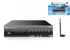 Цифровий тюнер T2 ефірний приймач приставка з функціями Wi-Fi, IPTV, USB MEGOGO Т2 Eurosky ES-17 Чорний